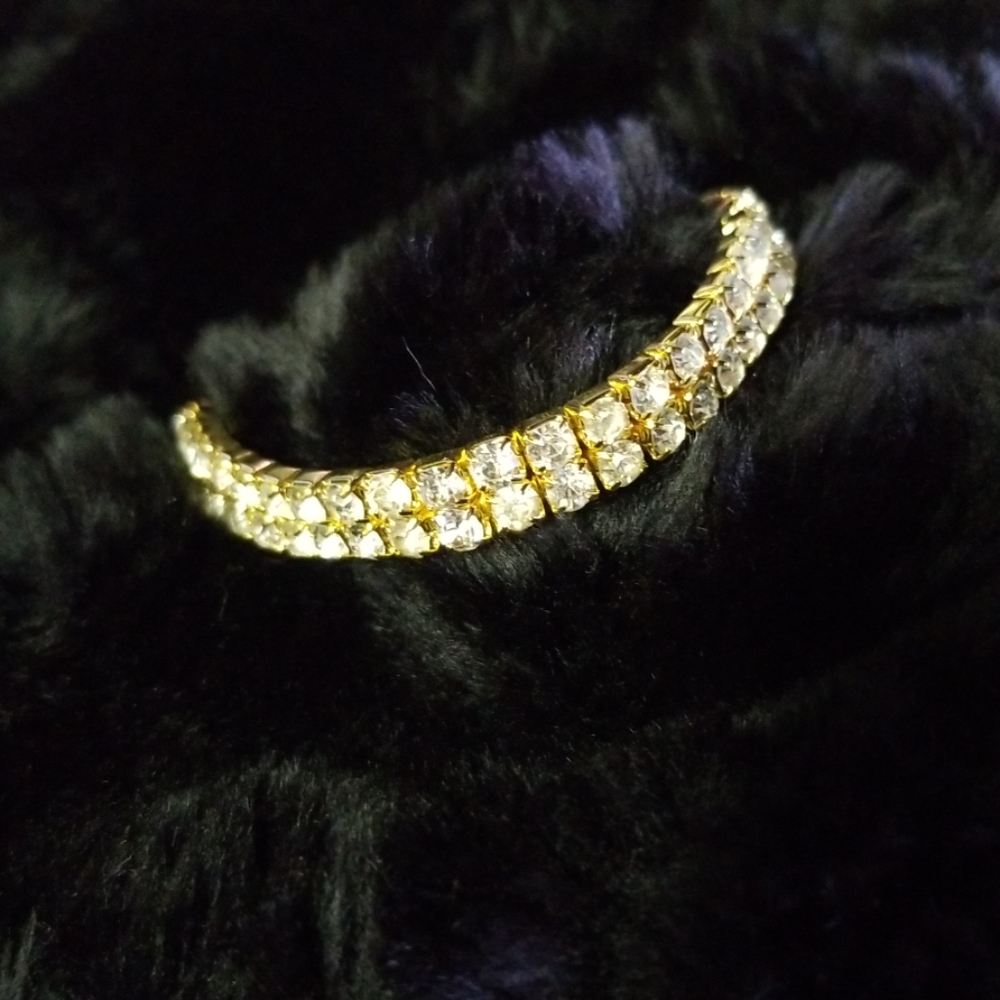 🆕️ Double Row Stretch Rhinestone Bracelet